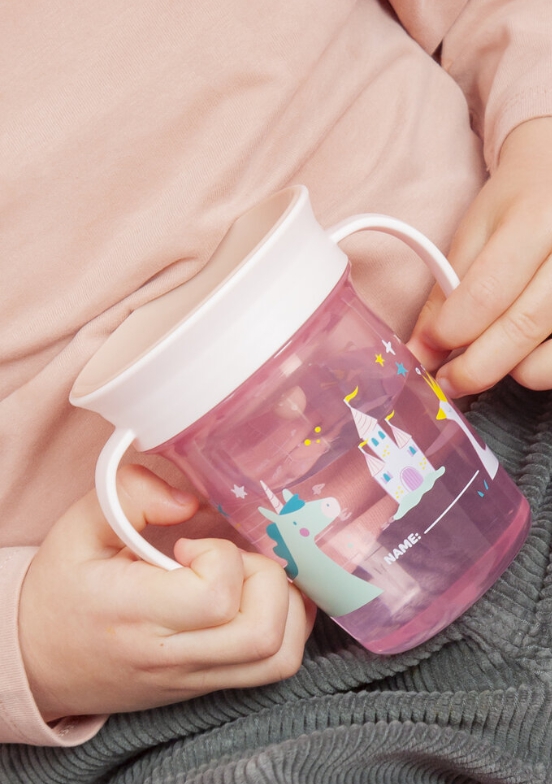 auslaufsicherer Becher für Kinder Einhorn